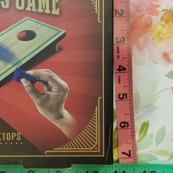 Desktop bean bag game. Handsome wooden game fits on desktop - Picture 3 of 5